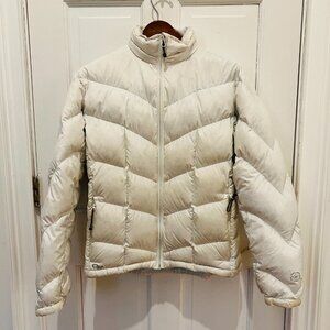 Outdoor Research Coldfront Down Jacket S Women's White 700 Fill Puffer Size L